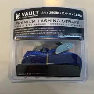 x 2 Pkgs PREMIUM LASHING STRAPS x 2 pkgs